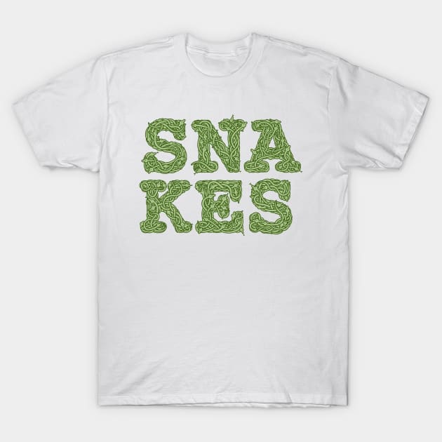 SNAKES T-Shirt by squireseses